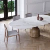 Mesa de Jantar Ampulheta Retangular