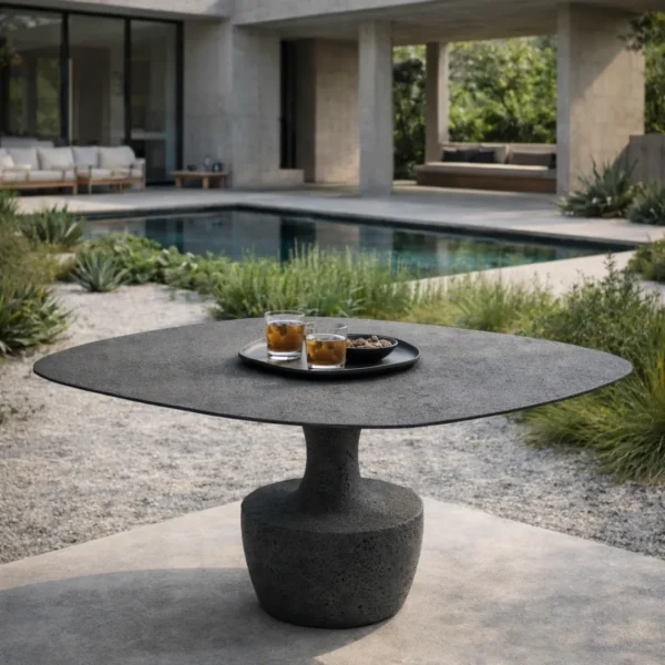 Mesa de Jantar Franco Concreto
